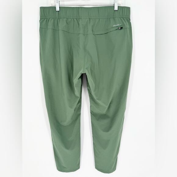 Eddie Bauer Women's Departure Ankle Pants In Alpine Green Size L Athleisure Gorp - Picture 9 of 15